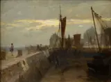 Howard Russell Butler, Harbor scene