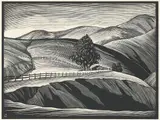 Paul Landacre, California Hills
