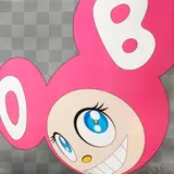 And Then...(Pink) by Takashi Murakami, 1999, Offset lithograph in colors with cold stamping on wove paper, sold Apr 2013