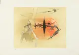Wifredo Lam, Untitled, from Visible/Invisible (T./R. 7113), 1972, Etching and aquatints in colors on Goya wove paper