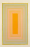 Richard Anuszkiewicz, Untitled (Orange/Aqua); Untitled (Orange/Pink), 1972, Screenprints in colors on wove paper, each signed in pencil