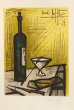 Bernard Buffet, Le Pain et le Vin (M. 63), 1964, Lithograph in colors on wove paper
