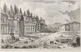 Veduta del Sito..., from Veduta di Roma; Veduta degli Avanzi...; Veduta del Ponte...; Veduta del Ponte d'Elio..., from Le Antichità Romane (W. 159; 428; 472; 480), 1756/later; 1756-64/later by Giovanni Battista Piranesi, Etchings on wove paper, (W. 159) Hind's third state (of VII), sold Apr 2013