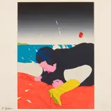 Tadanori Yokoo, Untitled, 1970, Screenprint in colors on Japanese paper