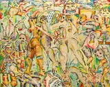 Ed Gilliam, Untitled, 1988, oil on canvas