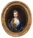 A pair of portraits, thought to be Edmund and Catherine Pytts by English School, sold Jan 2013