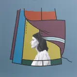 Darrell Forney, Volant Christine, 1967; Girl on the Beach, 1979, first acrylic on canvas; second acrylic on canvas