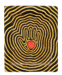 Symbolic Gesture by Joy Broom, 1990, mixed media collage, offered Jan 2013