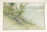 Andre Gisson, Landscape with two figures