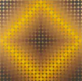 Victor Vasarely, Diaf Positive; Diaf Negative, c. 1968, Screenprints in colors on wove paper, each signed in pencil and numbered 119/200 and 31/200 respectively
