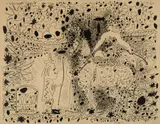 L'Ecuyère (B. 999; M. 333) by Pablo Picasso, 1960, Lithograph on wove paper, from the unsigned edition of 1000 (there was also a signed and numbered edition of 200), sold Jan 2013