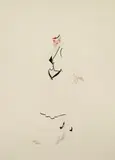 Erté, Renee, 1975, Lithograph in colors on wove paper