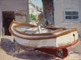 Abraham Bogdanove, Lobster Boat on Fish Beach