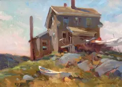 Don Stone, Baldwin Cottage, oil on canvas