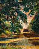 Peter Hurd, After a Rain, oil on canvas