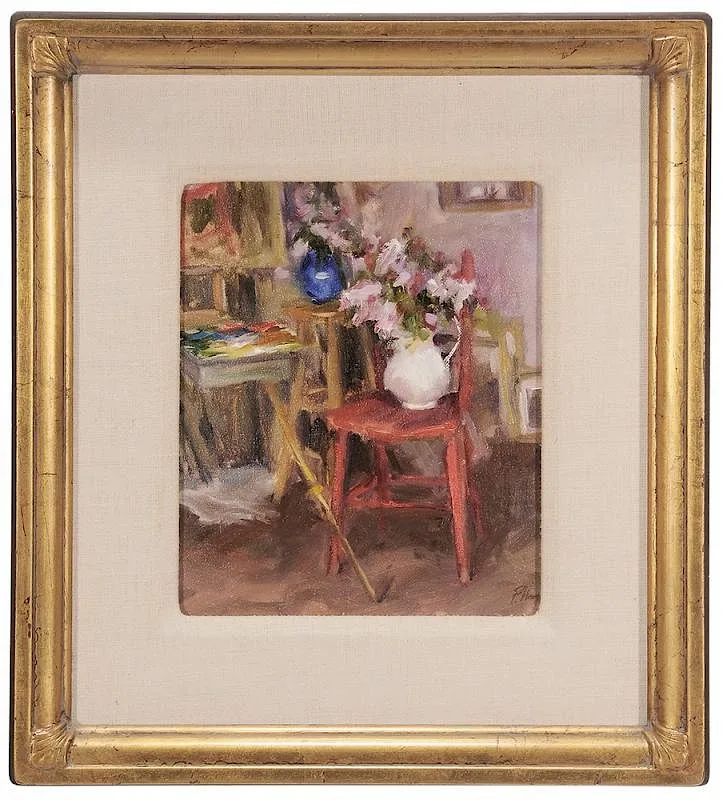 Peter Hagen, Life In My Studio, oil on canvas board