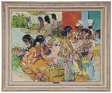 Yolande Ardissone, [Le Marché de Bali]