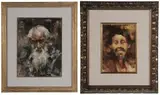 Ramon Kelley, Two portraits: A Wise Old Man ("White Beard")