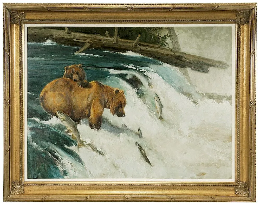 Freeloaders by Luke Frazier, 1998, oil on masonite, offered Nov 2015