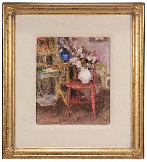 Peter Hagen, Life In My Studio, oil on canvas board