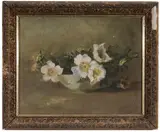 Adelaide Mahan, Cherokee Roses in a Bowl