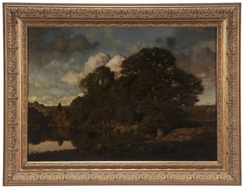 Autumn Light by Henry Pember Smith, oil on canvas, sold Nov 2015