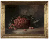 Richard La Barre Goodwin, Still Life with Raspberries in a Bowl