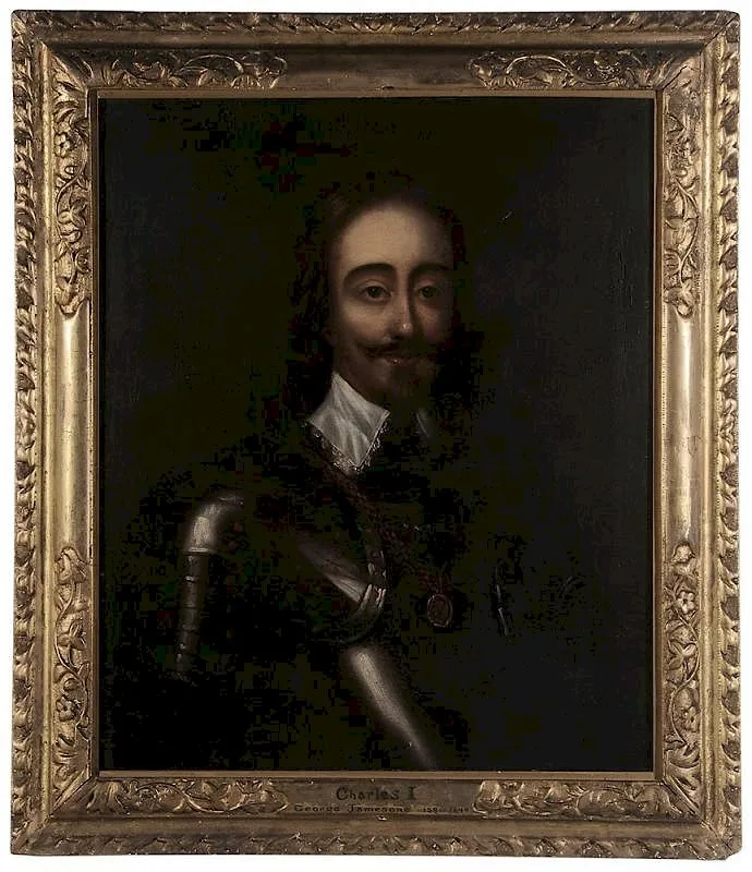Charles I by George Jamesone, oil on canvas, sold Nov 2015