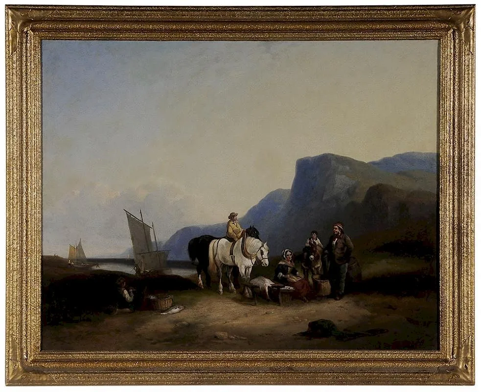 Cornelis Kimmel, The Day's Catch, oil on canvas