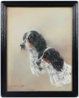 Marguerite Kirmse, Two Spaniels