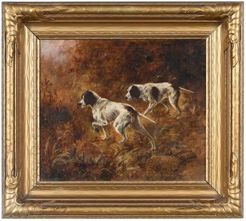 Clara Louise Van Vredenburgh, An Autumn Find, oil on linen