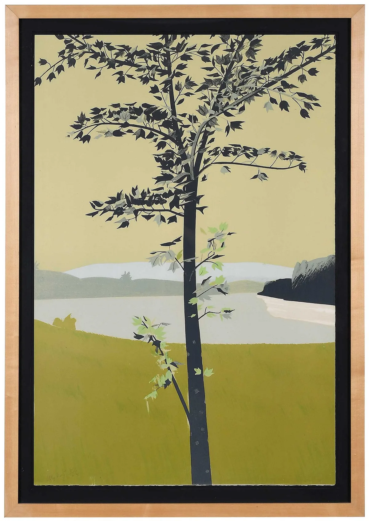 Swamp Maple I by Alex Katz, 1970, lithograph in colors, sold Oct 2025