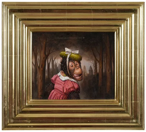 Donald Roller Wilson, Cookie..., oil on board