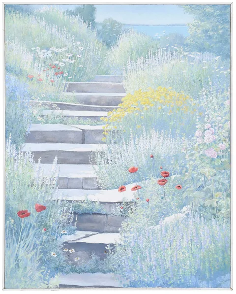 Danny Robinette, Remembered Garden By Sea, 1985, oil on canvas