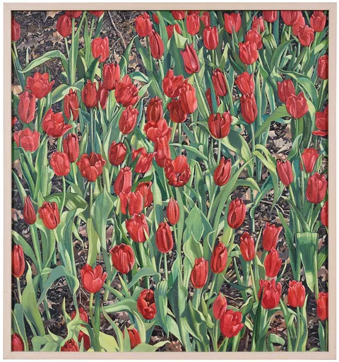 Danny Robinette, Tulips, acrylic on canvas