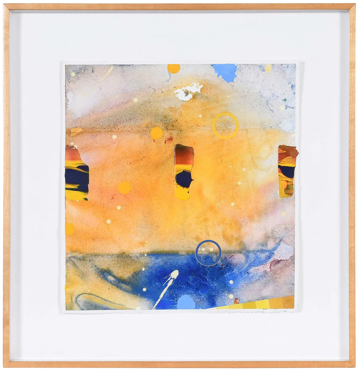 Baghdad by Yun James Yohe, 1979, acrylic, sold Oct 2025