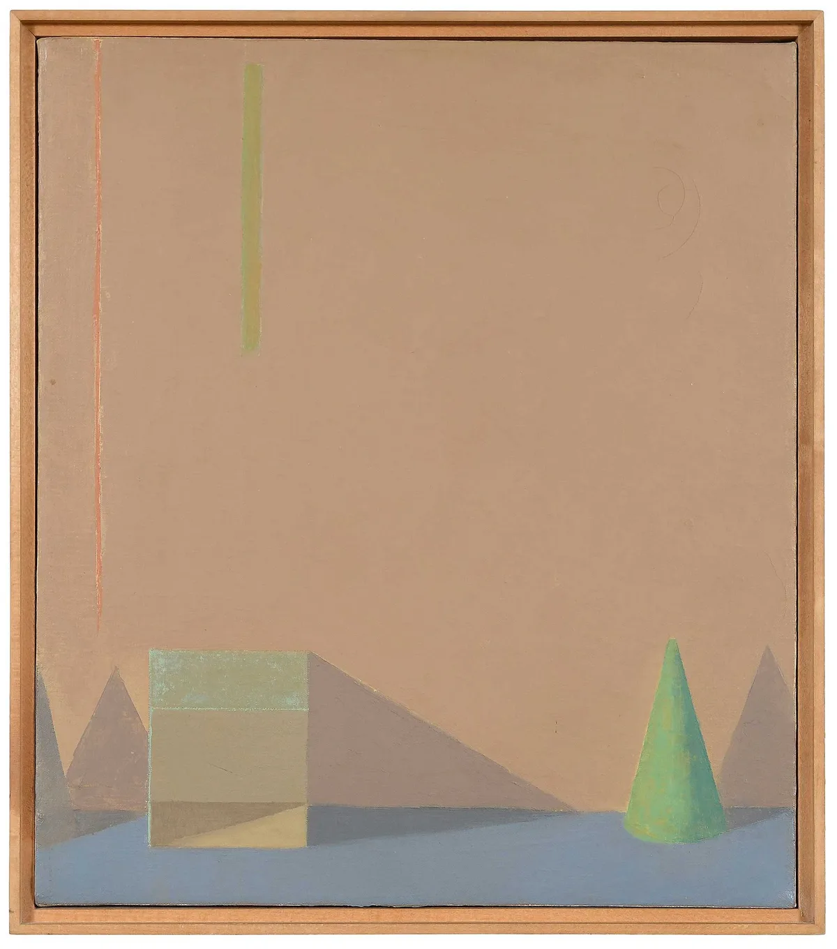 Elen Feinberg, Cheops, 1982, oil on canvas