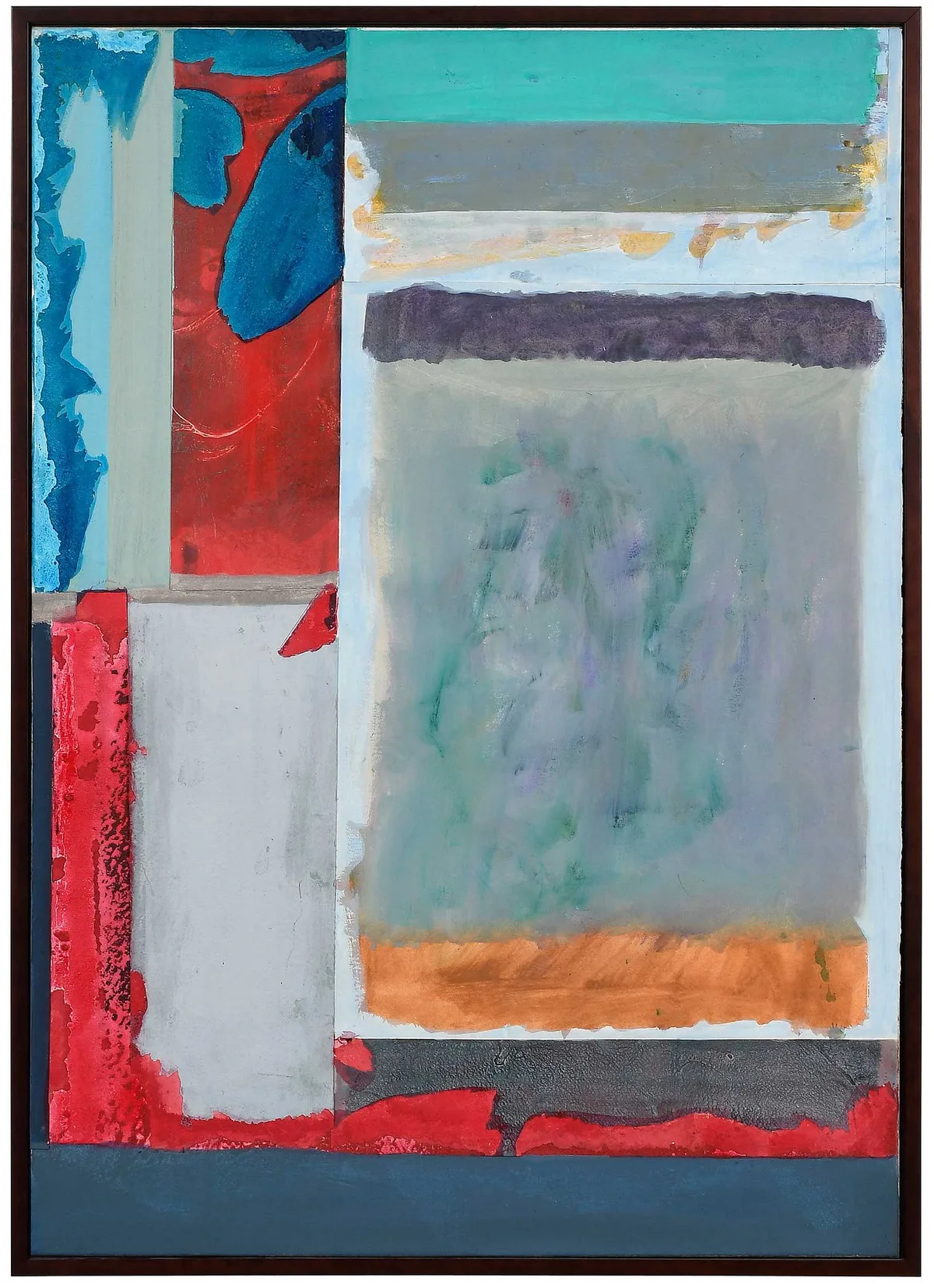 Marvin Halye, Untitled, 1984, mixed media on canvas