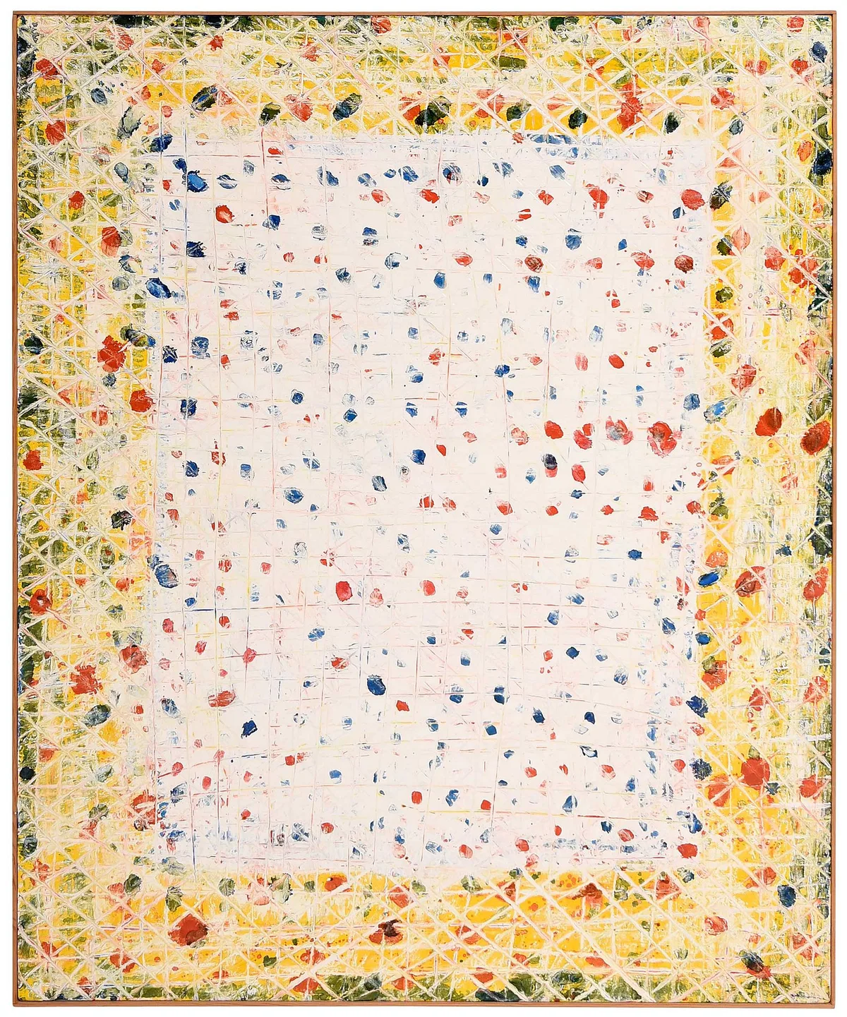 Kenneth Morgan, Net Save, 1978, oil on canvas