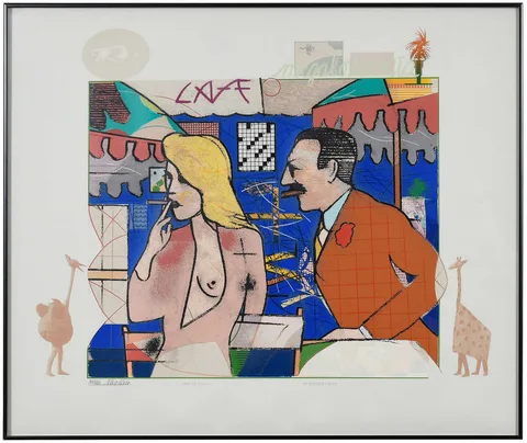 Richard Merkin, Print, silkscreen and lithograph on paper