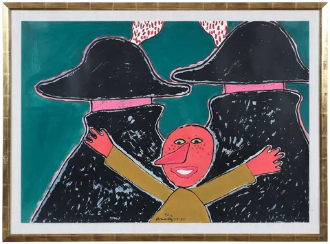 Guillaume Cornelis van Beverloo, Gouache, 1972-1975, gouache on paper