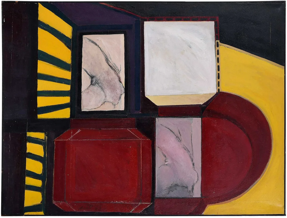 Untitled by Dean Aydelott, oil on canvas, offered Mar 2026