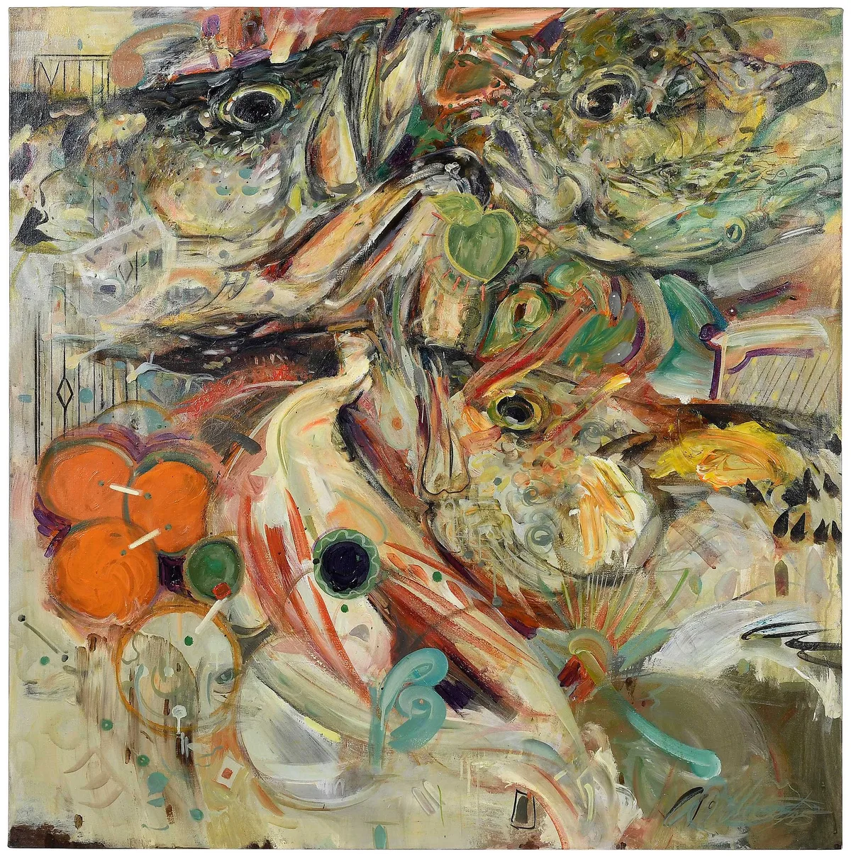 Mike Williams, Abstract Painting, 1995, acrylic on canvas