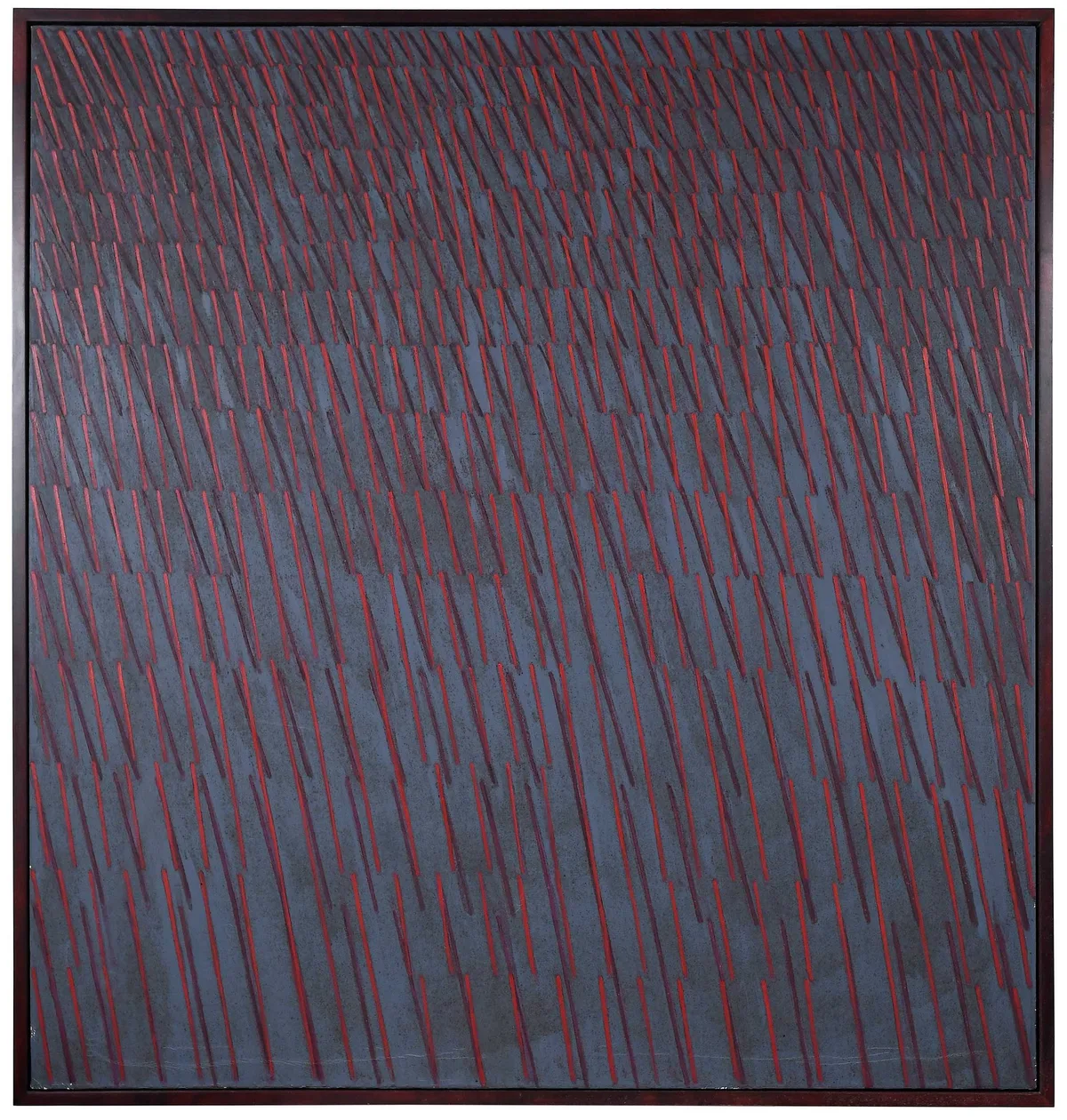 Red Harvest by Power Boothe, 1987, oil on canvas, sold Apr 2025