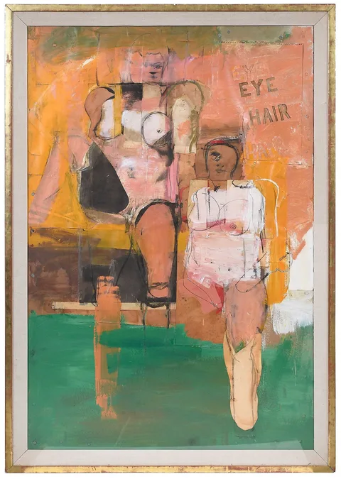 Larry Rivers, Parts of the Body, Hair & Eye, 1963, collage