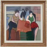 Itzchak Isaac Tarkay, Women in a Cafe
