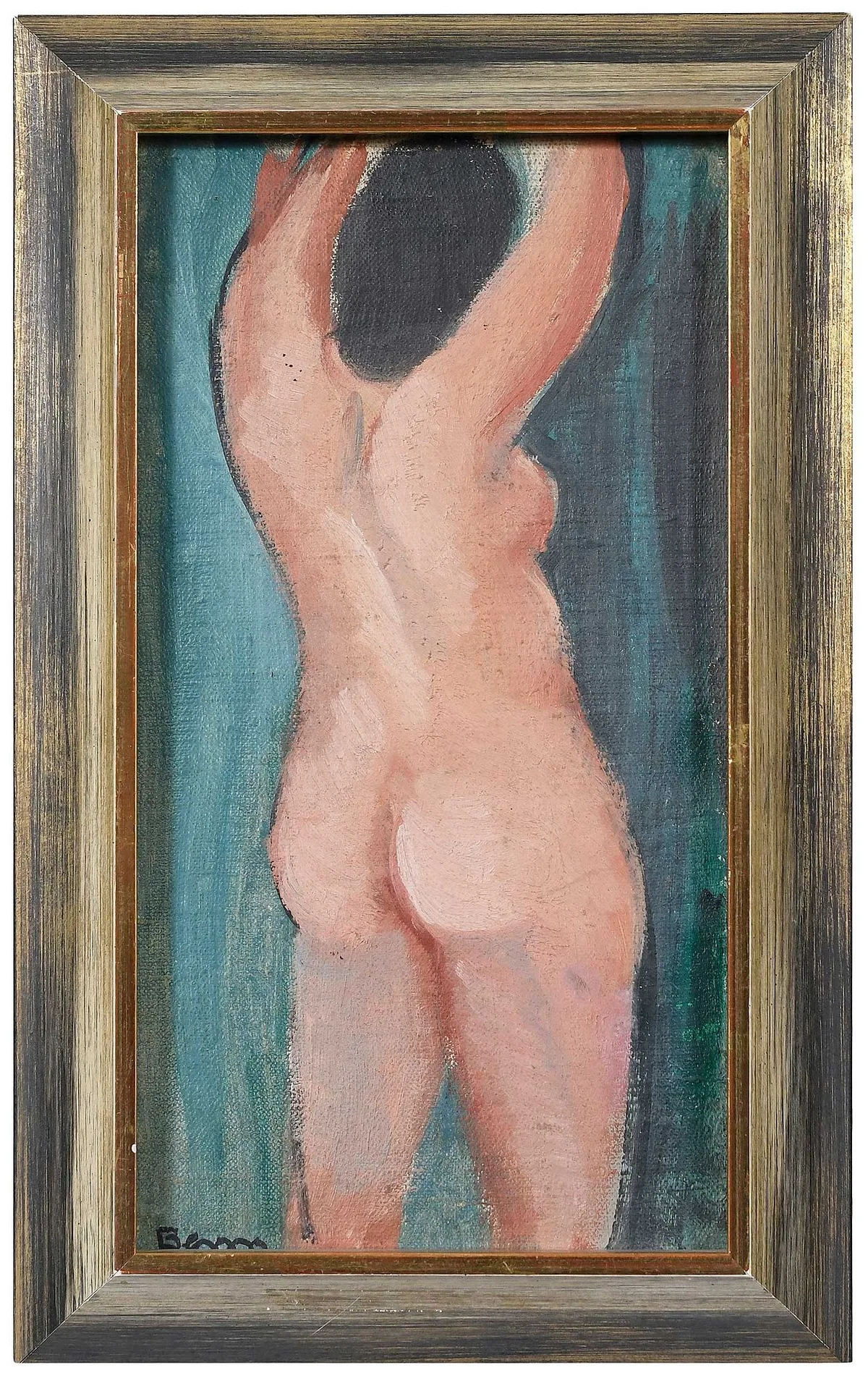 Torso by Ben Benn, oil on canvas board, sold Apr 2025