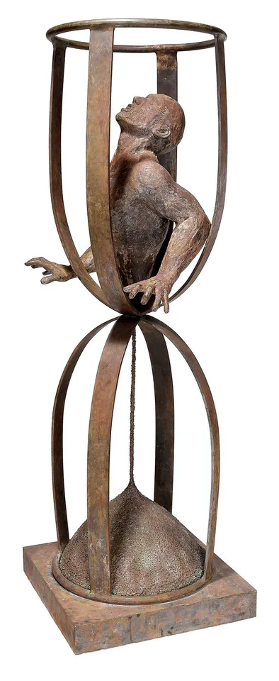 Lorenzo Quinn, Contemporary Bronze Sculpture, 1994, bronze