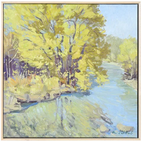 David A. Williams, Les Saisons Changent, oil on canvas