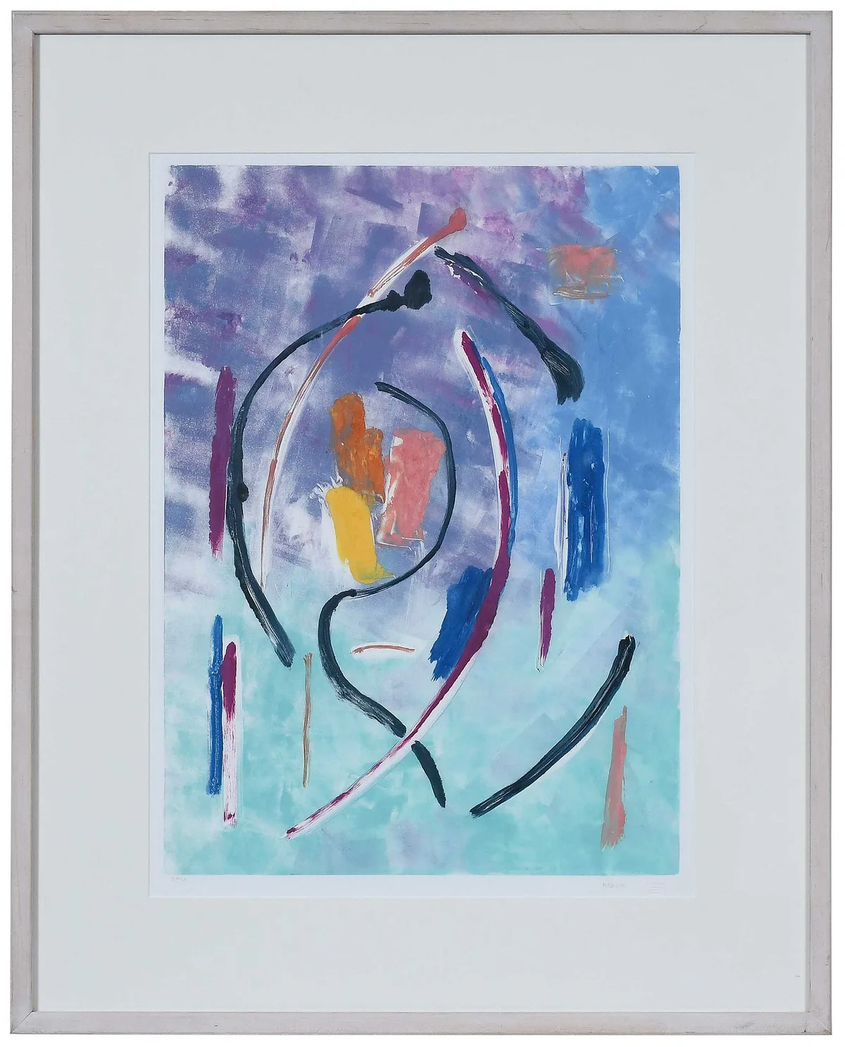Corrie McCallum, Dance, 1998, oil monotype